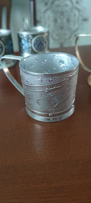 Подстаканники мельхиор, алюминий СССР