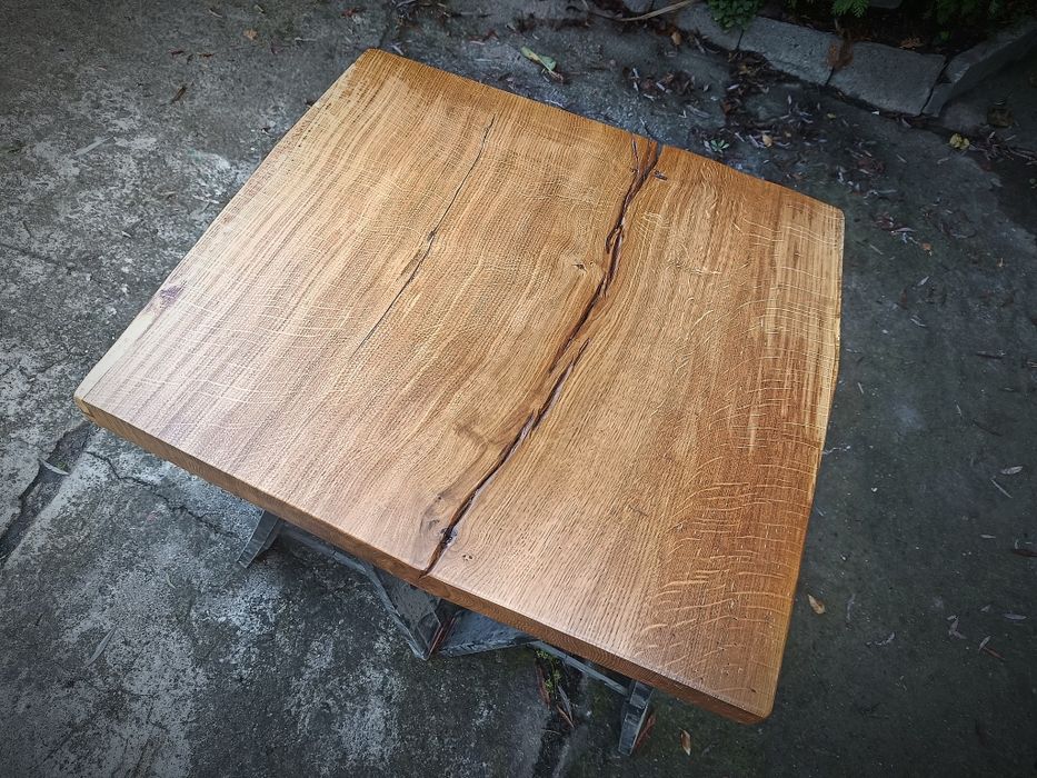 Blat dębowy Monolit 80x75 6 na stolik kawowy