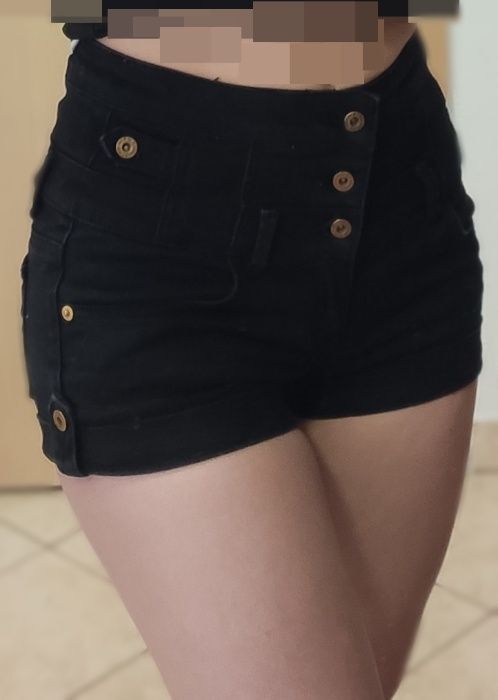 r.XS 34 idealny stan krótkie spodenki na lato topshop wyższy stan