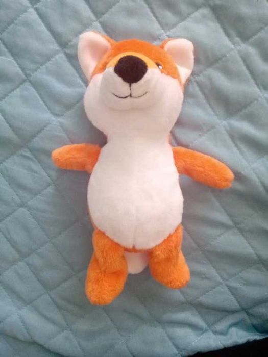 Maskotka lis wysokość 25cm stan idealny