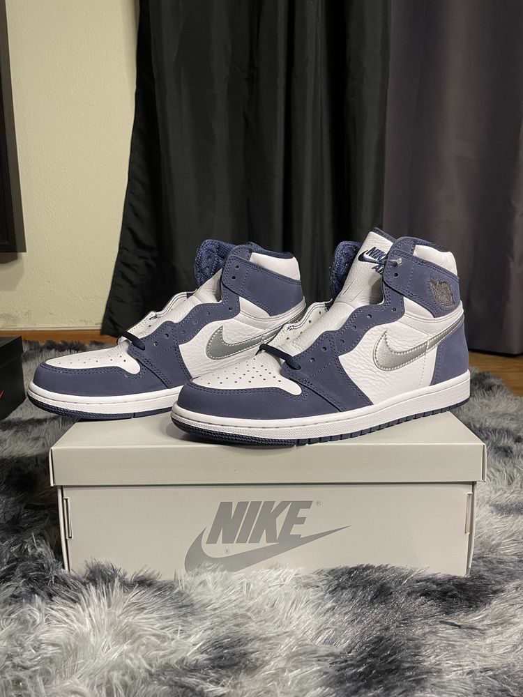 Jordan High Mid Night Navy 43