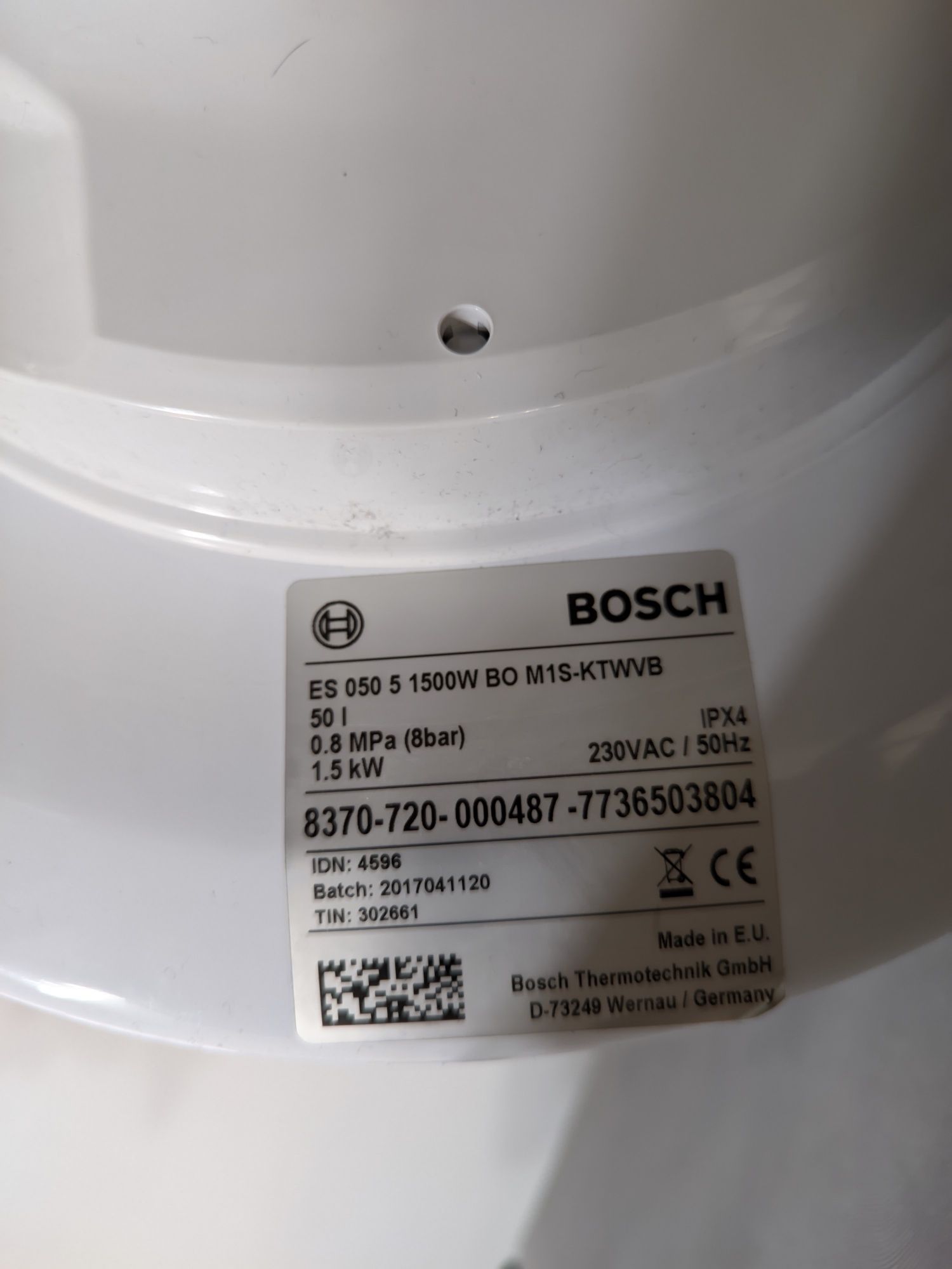 Bosh boiler 50l używany