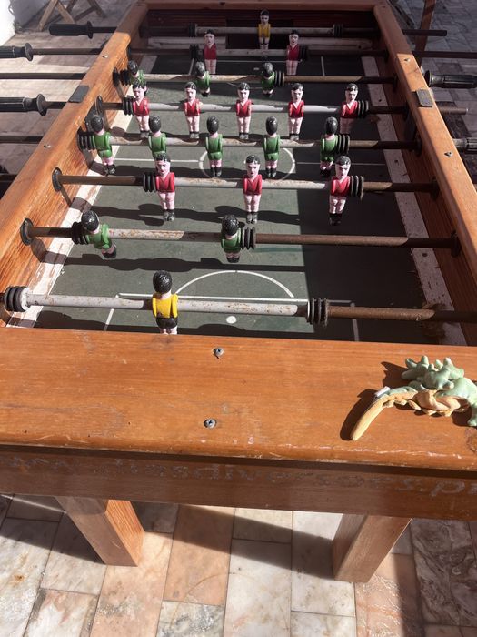 Mesa matraquilhos madeira sporting benfica