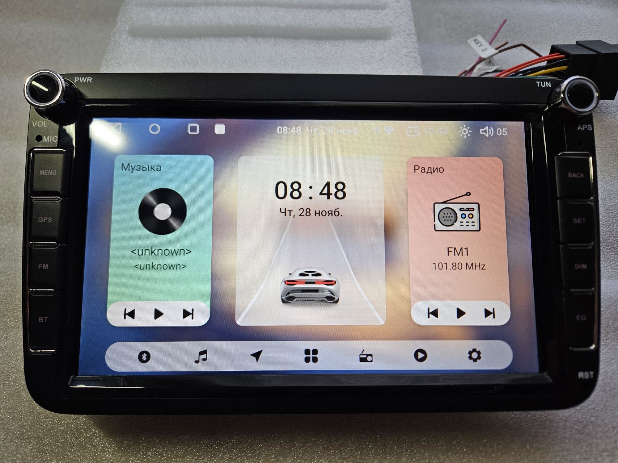 Автомагнітола 4/64GB DSP_TDA7851 Volkswagen Skoda Seat android+камера