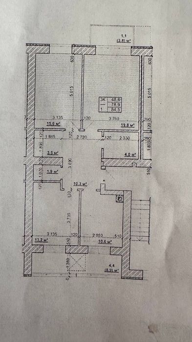 Продаж 3 км квартири в чудовій локації поруч з озером