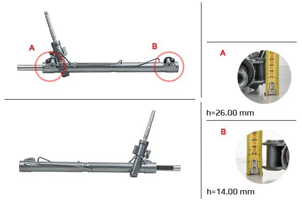 Рульова рейка Volvo S60, Volvo S80, Volvo V60, Volvo V70, Volvo Xc60,