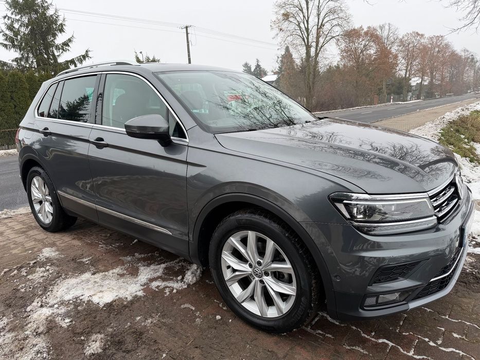 Volkswagen Tiguan 2.0 TDI / DSG / 2019 rok/ Mały Przebieg ! /Full Led / Kamera 360/