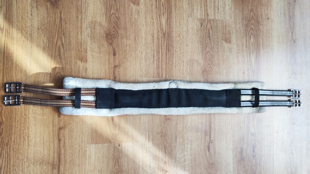 Popręg 120 cm z futerkiem