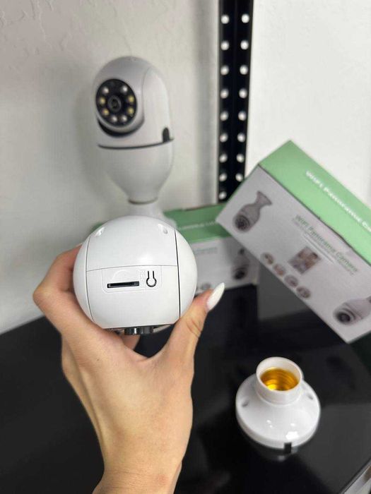 Камера видеонаблюдения с ДАТЧИКОМ движения и НОЧНОЙ съемкой! WI-FI.