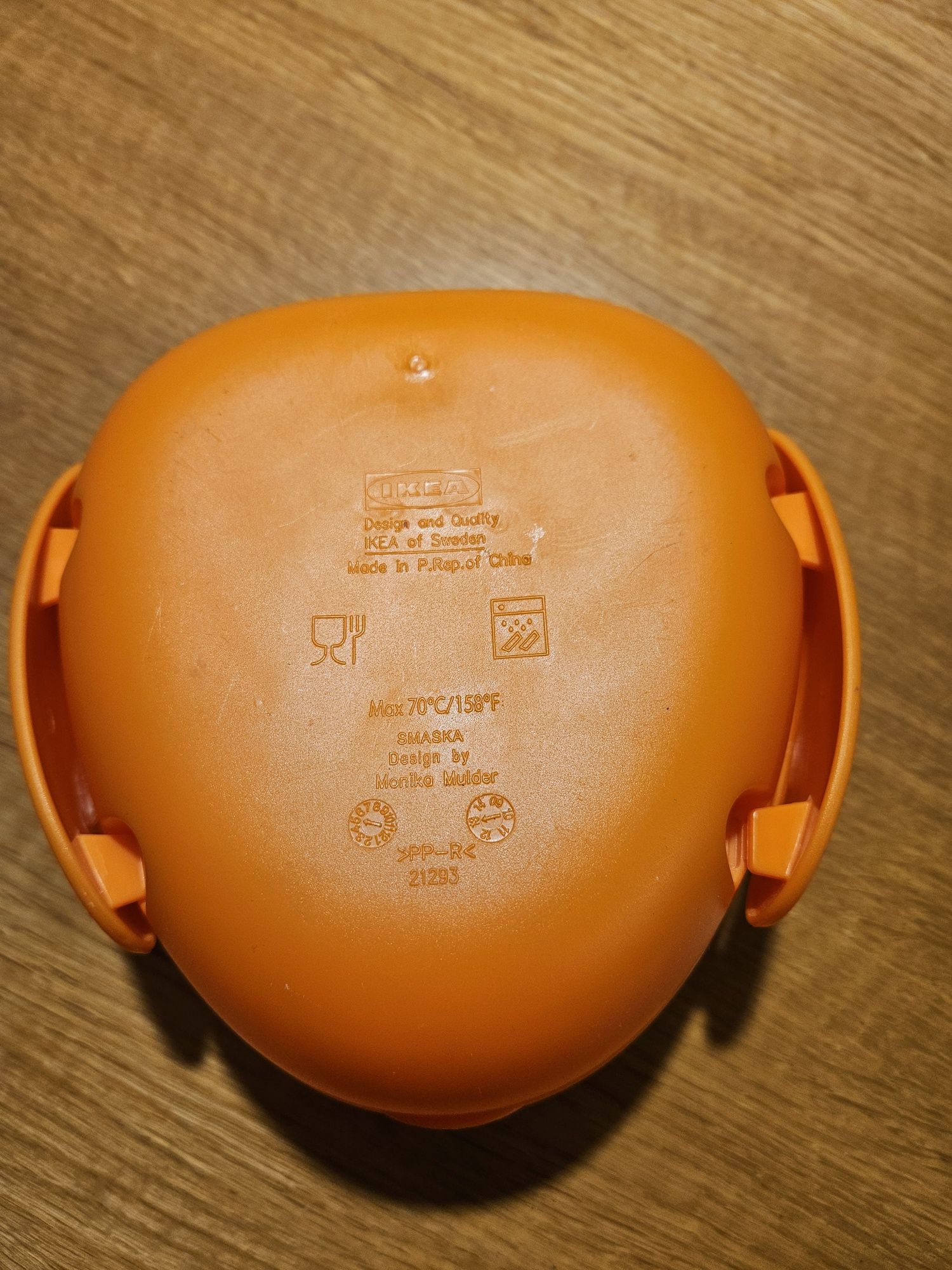 Chlebak śniadaniówka piesek IKEA pomarańczowy