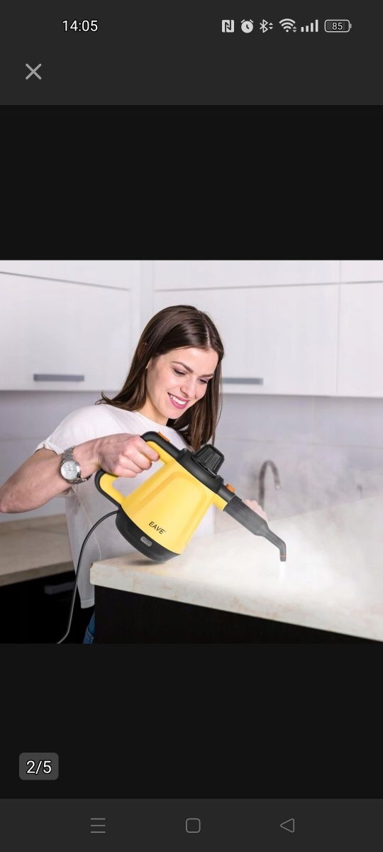 Odkurzacz Parowy Ręczny EAVE SC20 - 10w1, 1200 W, 450 ml do Domu, Samo