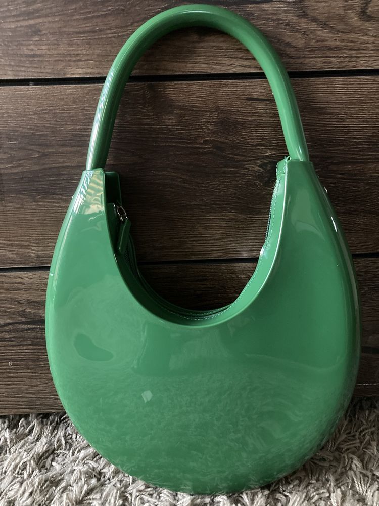 Zielona torebka silikonowa