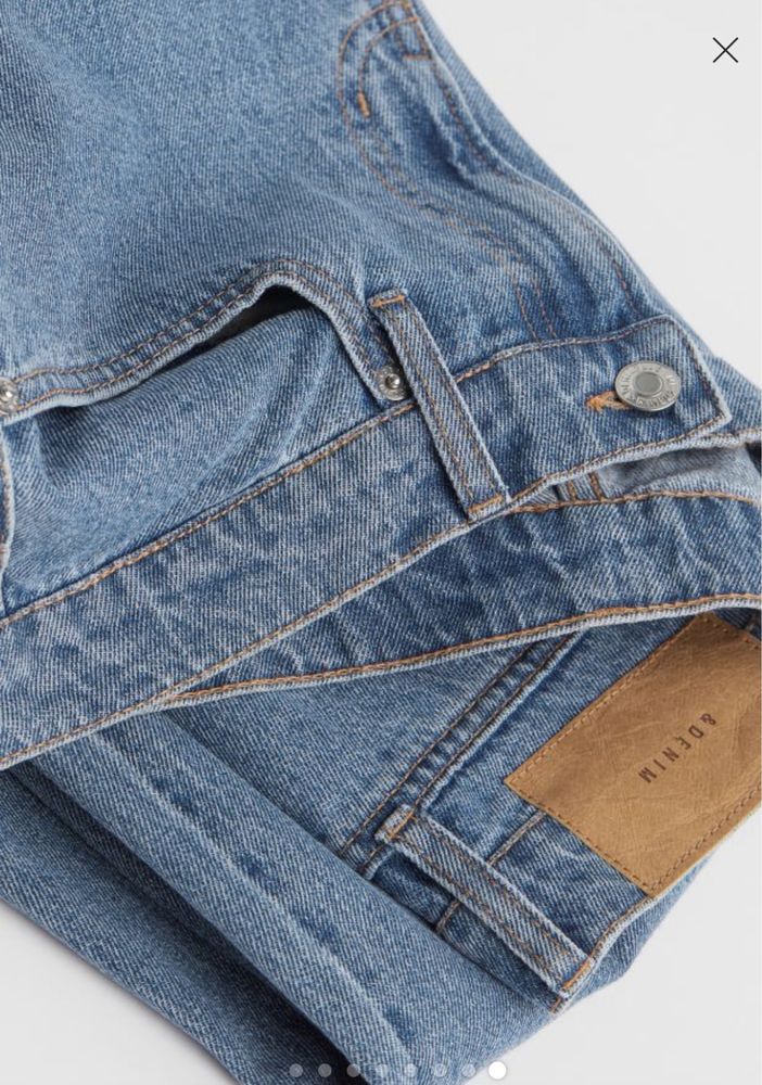 Джинси H&M 90s Baggy Low jeans 34 Xs