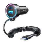Joyroom 1Xusb Usb-C (Czarna) Ładowarka 1Xusb-C Samochodowa Jr-Cl07,