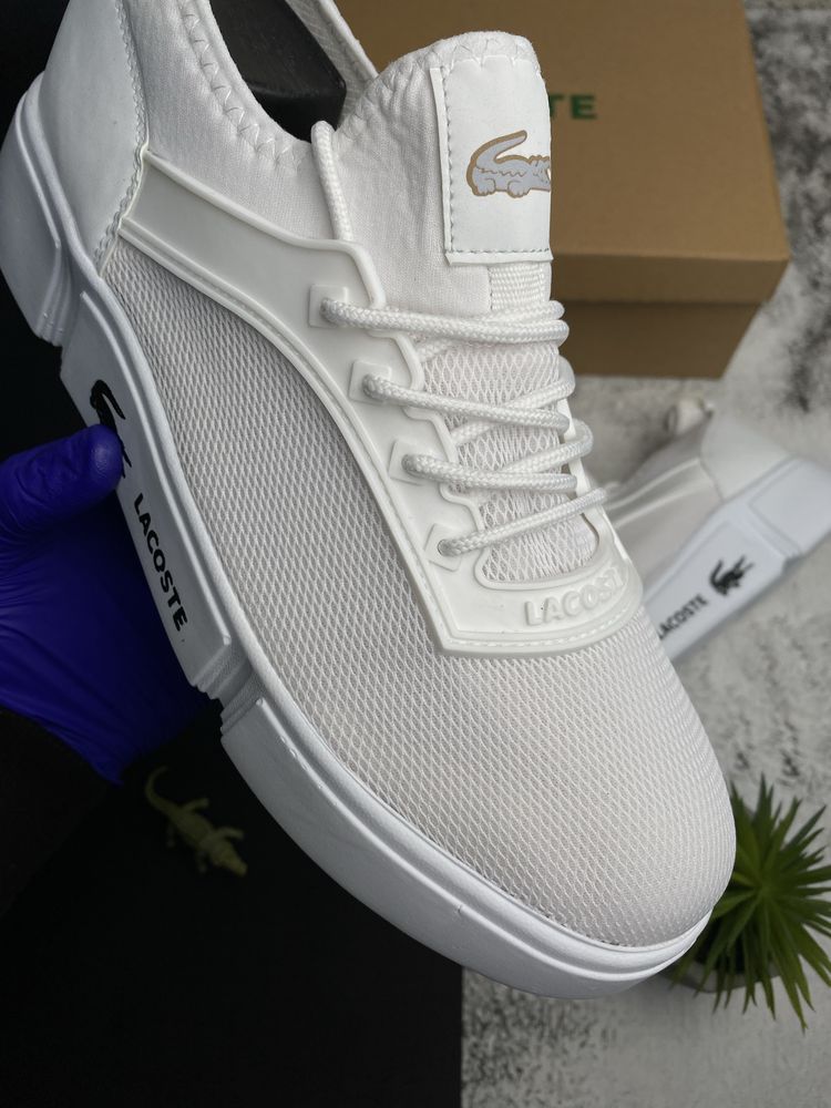 43 (27.5 см) та 44 (28.5 см) Кроссовки Lacoste White