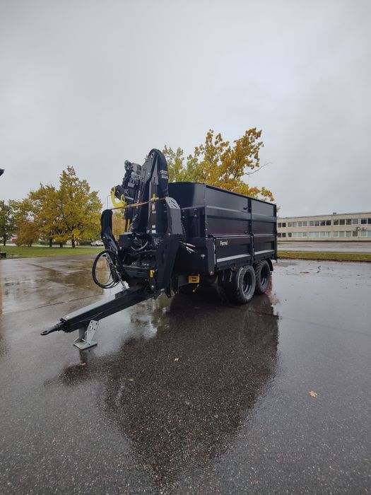 Przyczepa skorupowa FERREL 135 HDS PALMS Hardox leśna budowlana Kiper