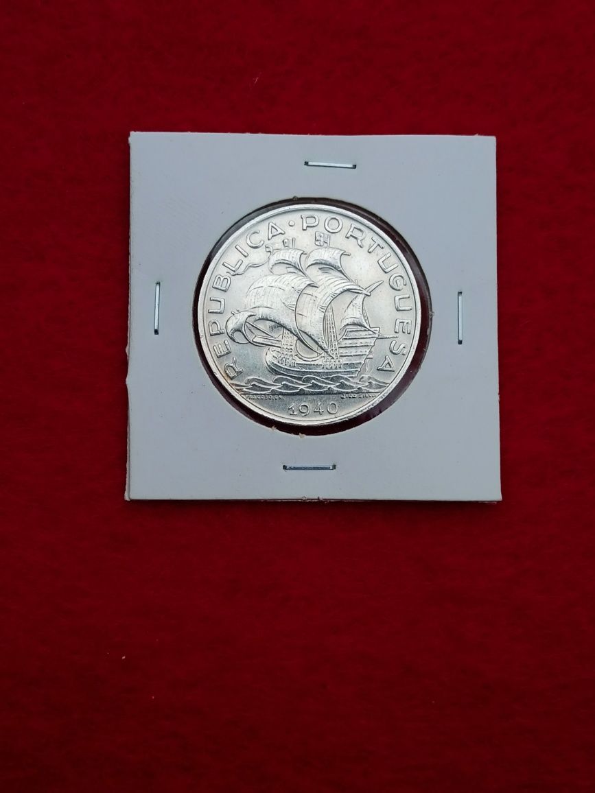 Moeda 10$00 Escudos 1940 "Prata"