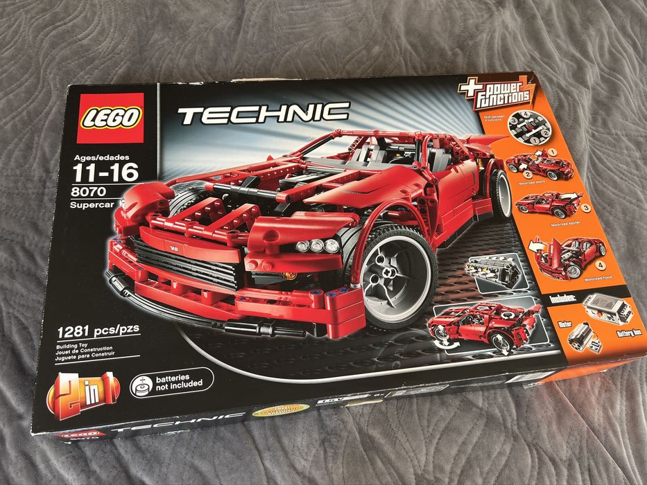 Lego Technic 8070 Supercar 2011 Original Vintage з коробкою і наклейки