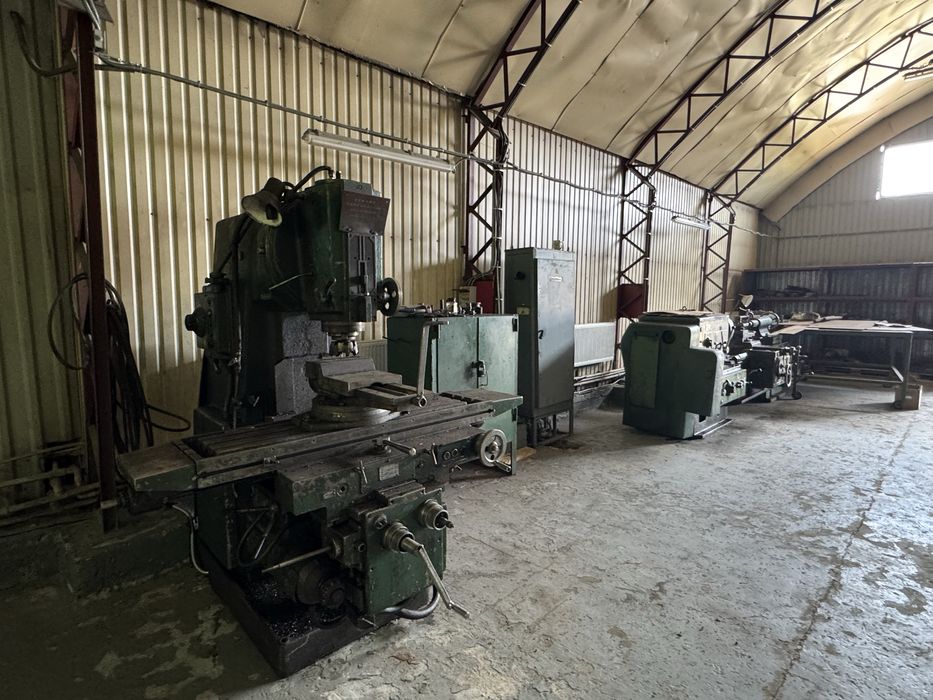 Оренда виробничо-токарного цеху з верстатами є опалення !