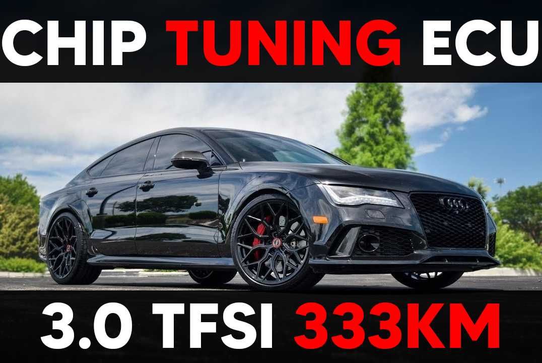 Podniesienie mocy CHIP TUNING AUDI 3.0 V6 TFSI CREC 333KM -A7 Q7 S4 S5