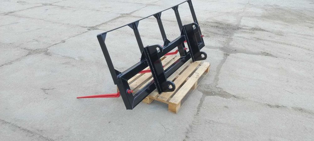 Ramka do balotów z nadstawką 80 cm transport 2 / 3 szt. bele udźwig 2t
