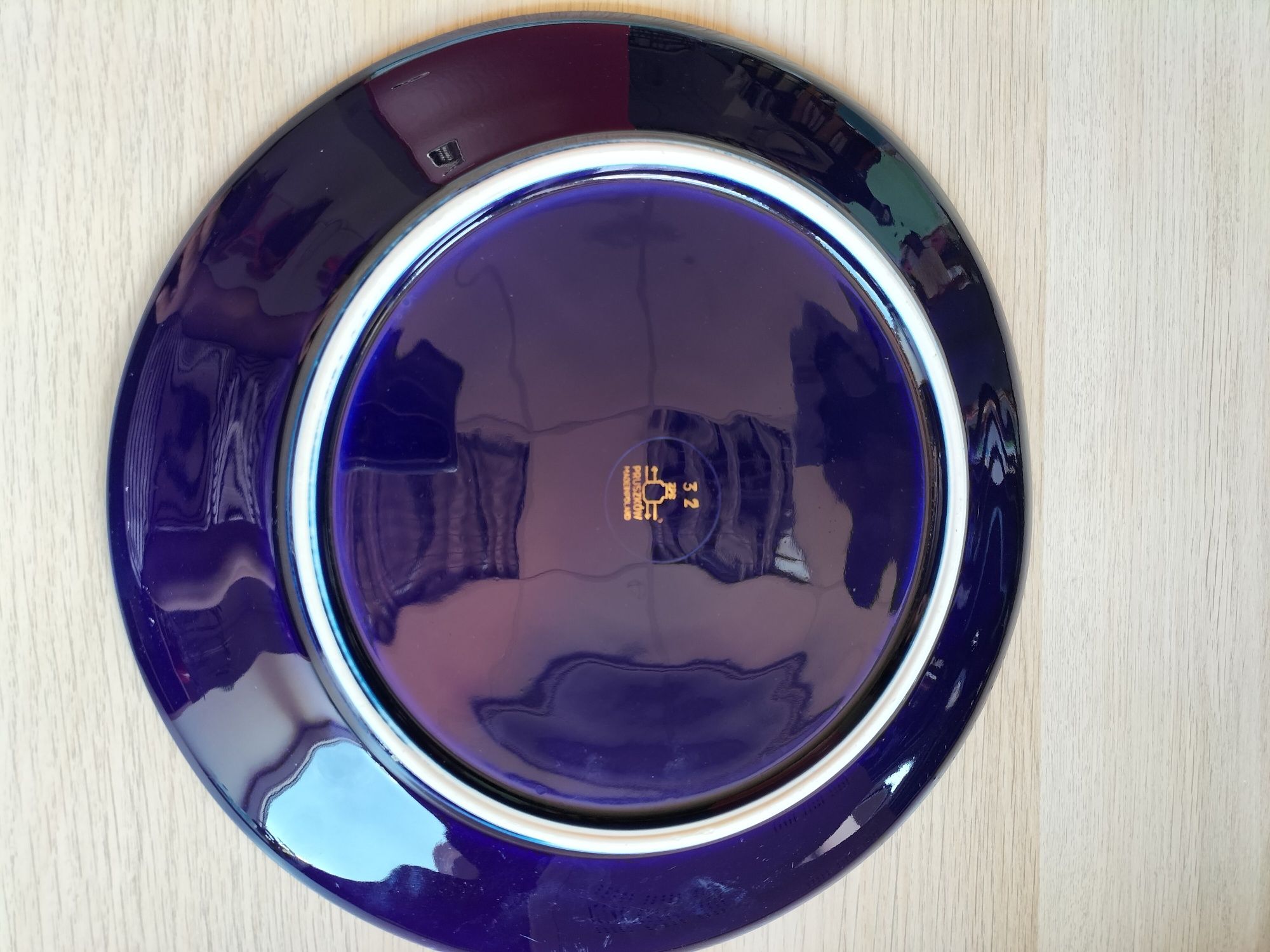 Pruszków porcelit talerz okolicznościowy AZS