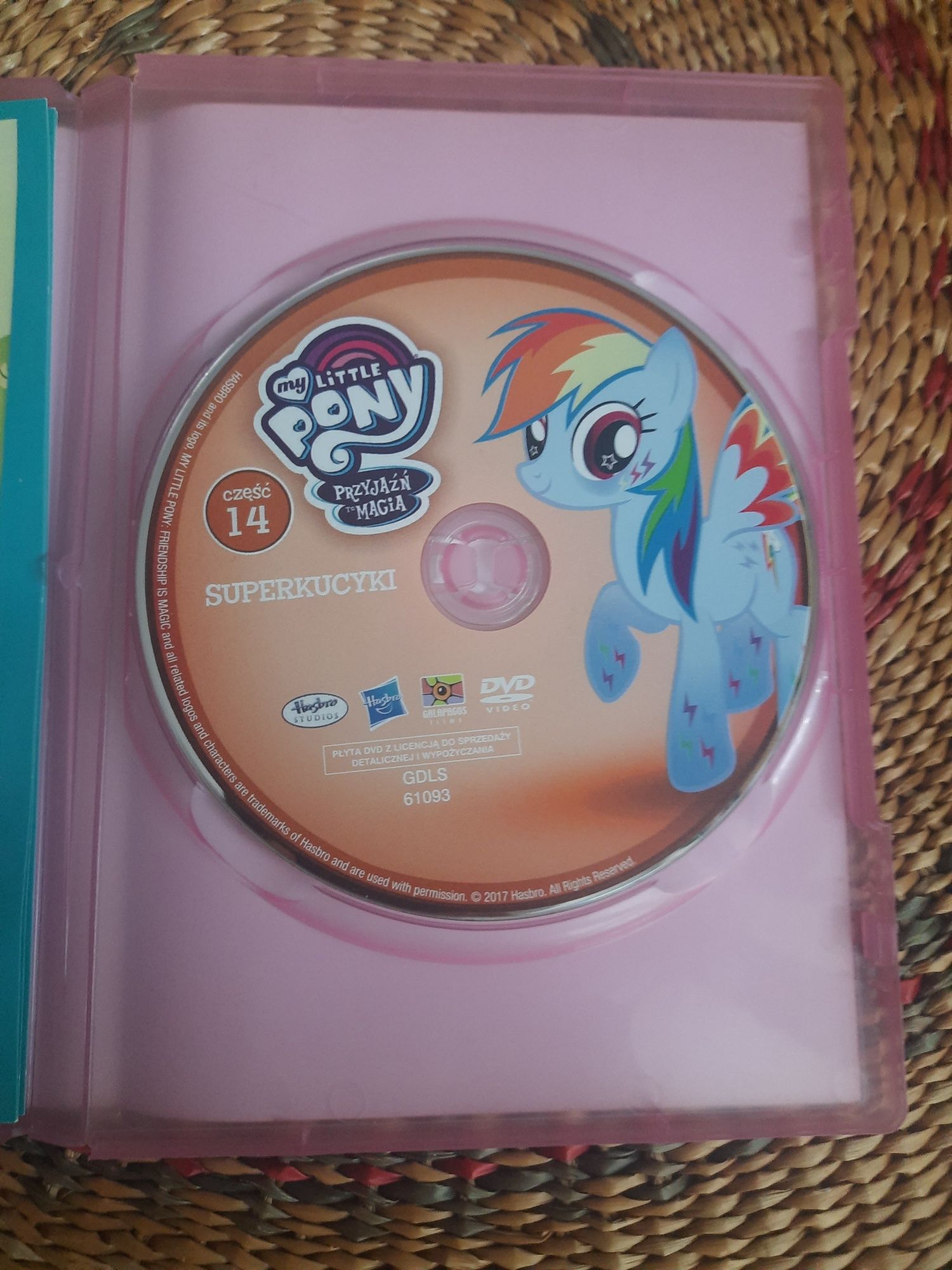 DVD z bajką My Little Pony - Przyjaźń to magia