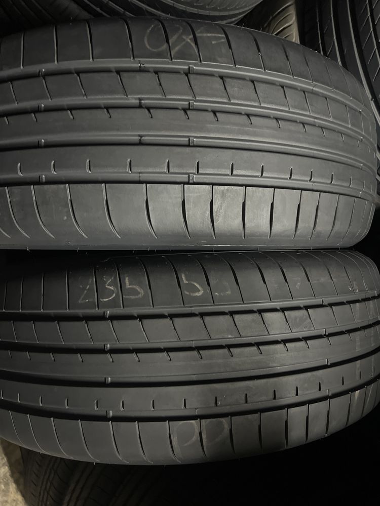 Шины б.у 235 55 R19 Goodyear F1 Asymmetric 5 MO 101H 2 шт