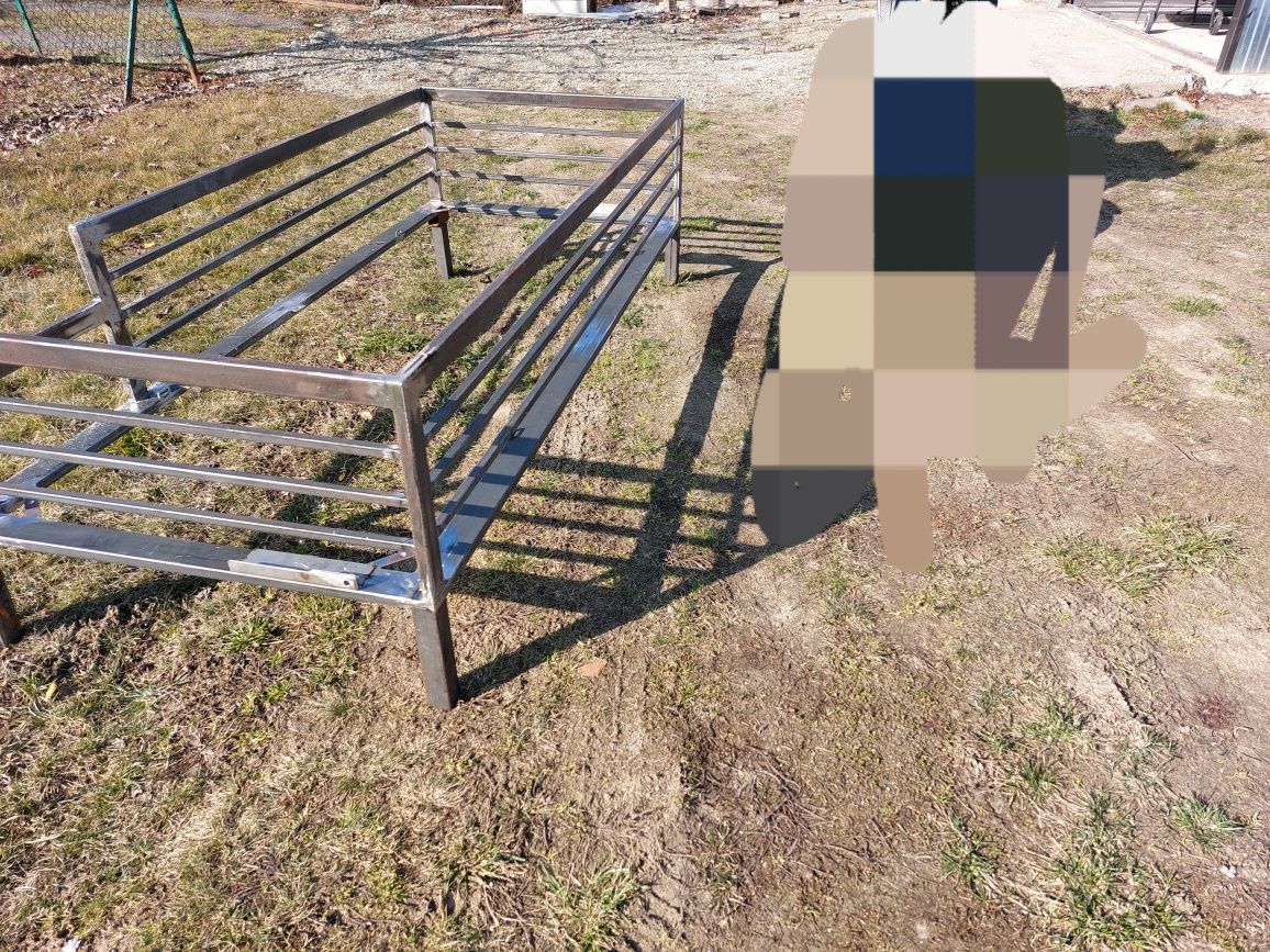 Łóżko metalowe 190x80