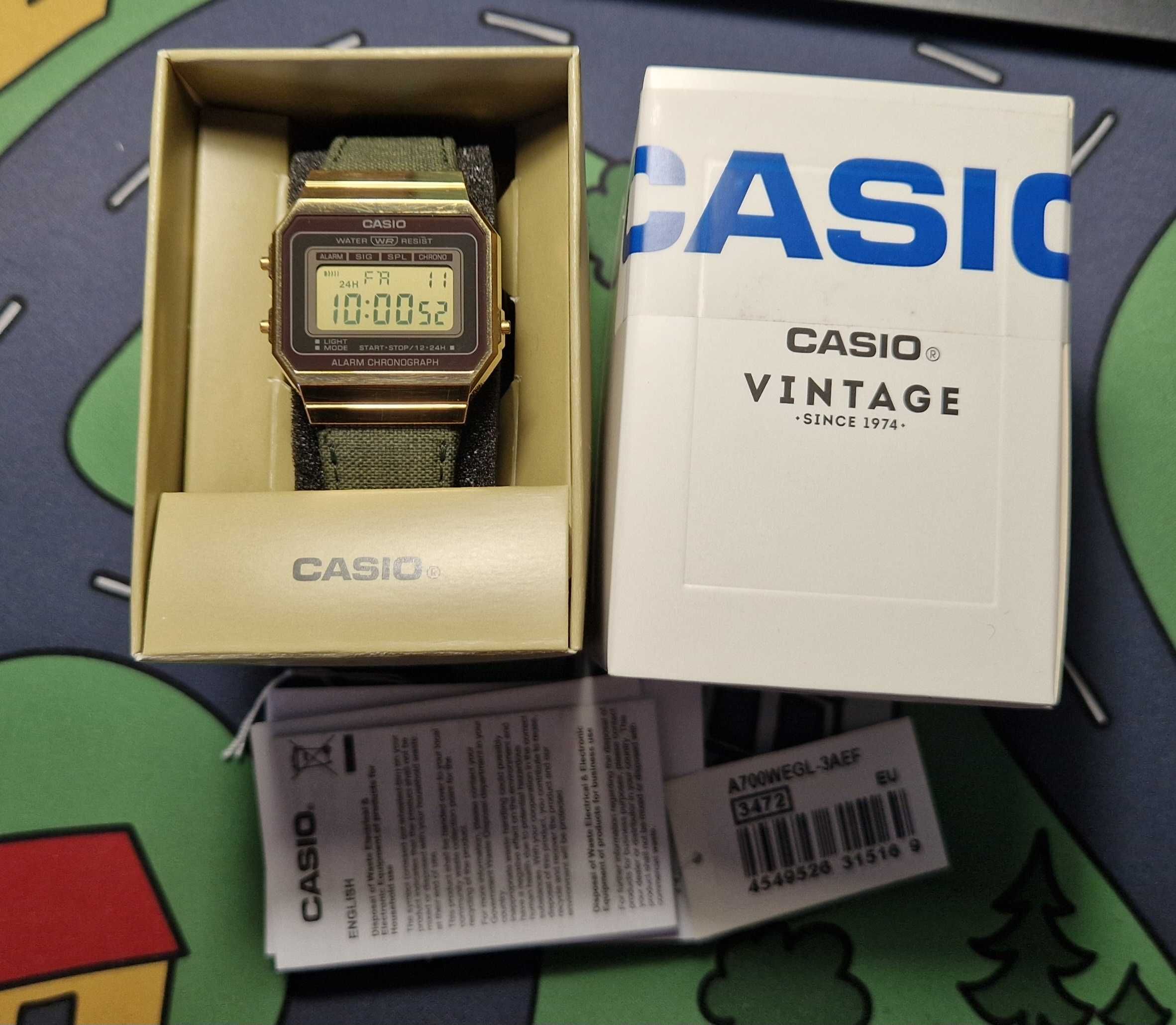 Zegarek Casio Vintage Collection A700WEGL-3AEF
