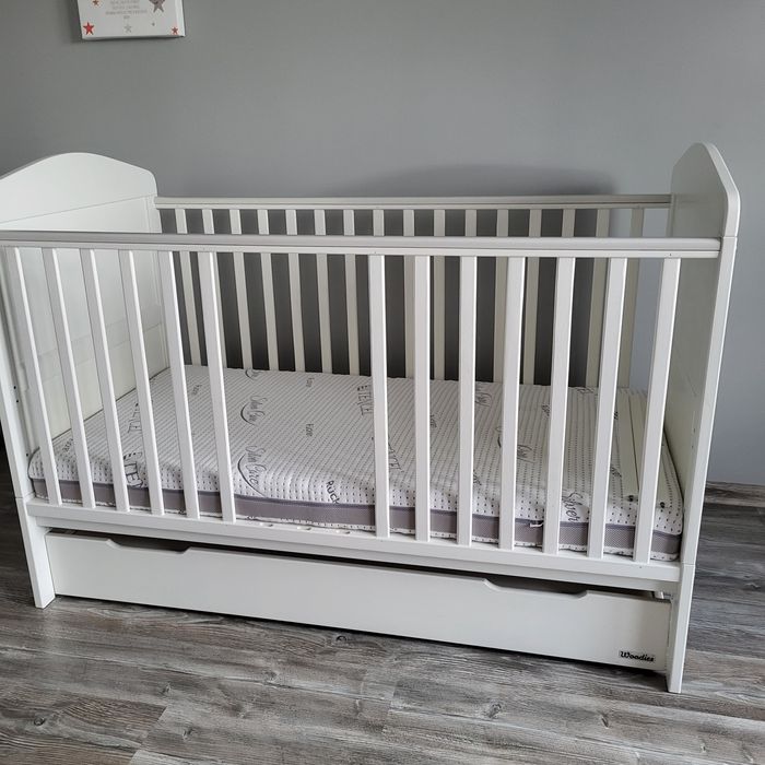 łóżeczko niemowlęce/dziecięce 2w1 Woodies Hampton Cot Będzie 140x70