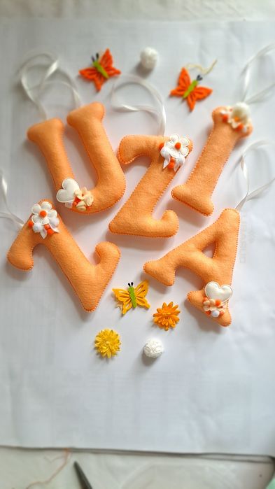 Literki imię dziecka Zuzia prezent urodzinowy