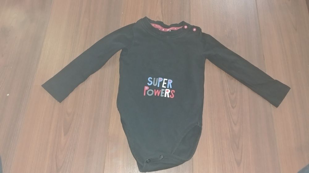 Body z długim rękawem dla chłopca