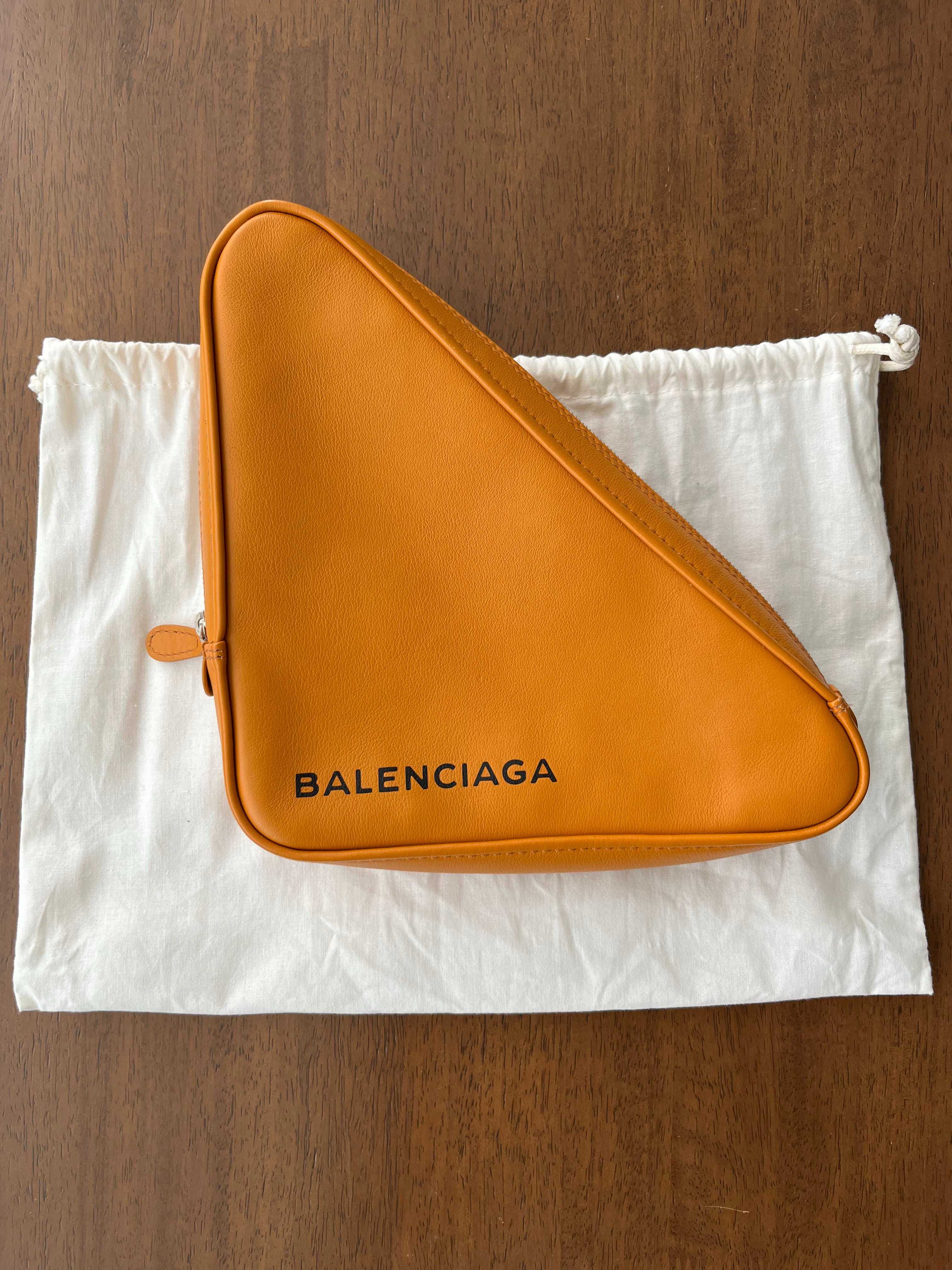 Balenciaga Triangle Clutch
