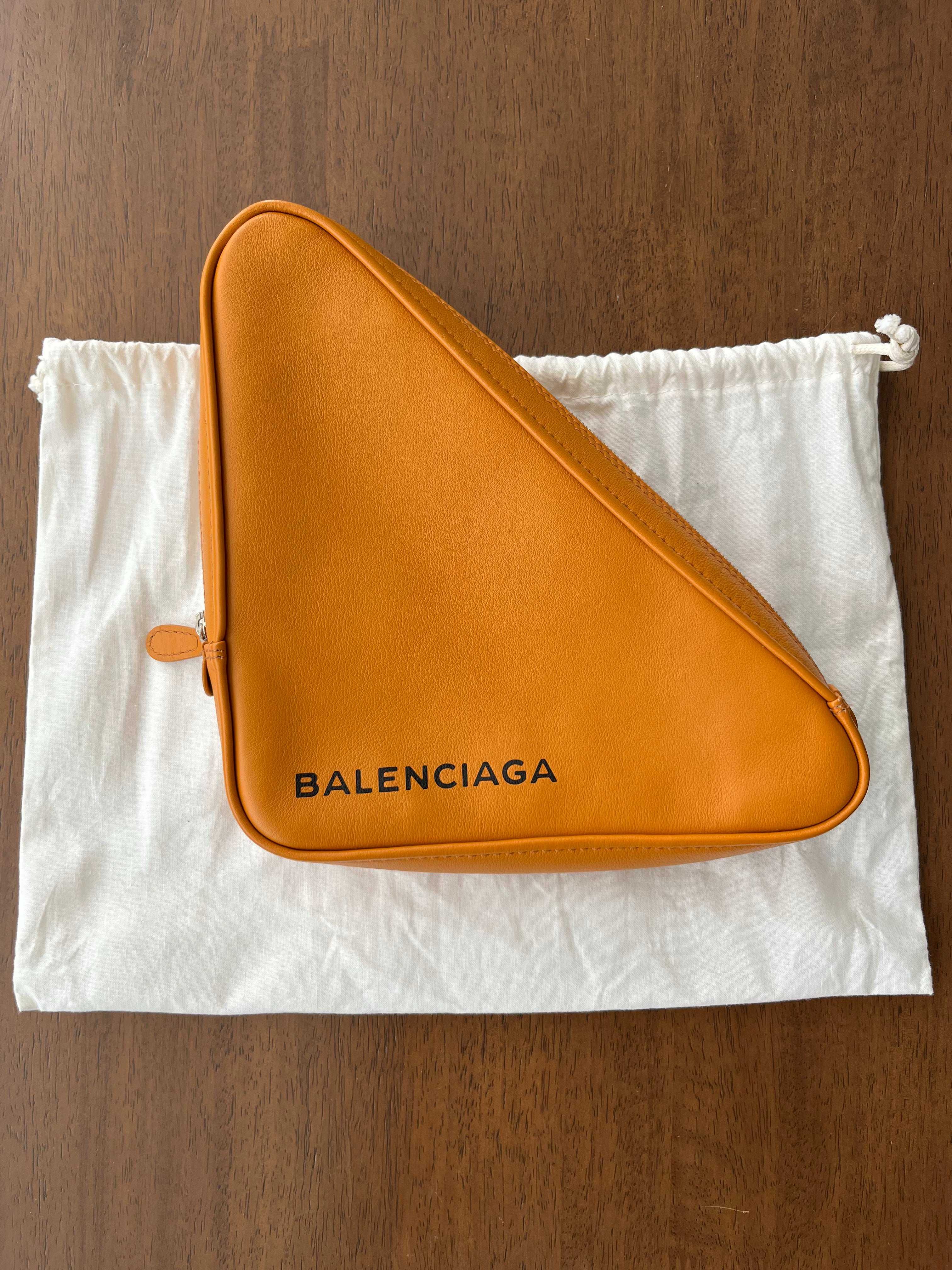 Balenciaga Triangle Clutch