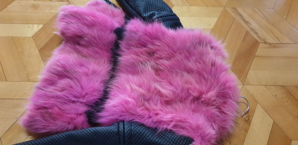 натуральная шубка куртка, жилетка, лисичка, 116-128 рост