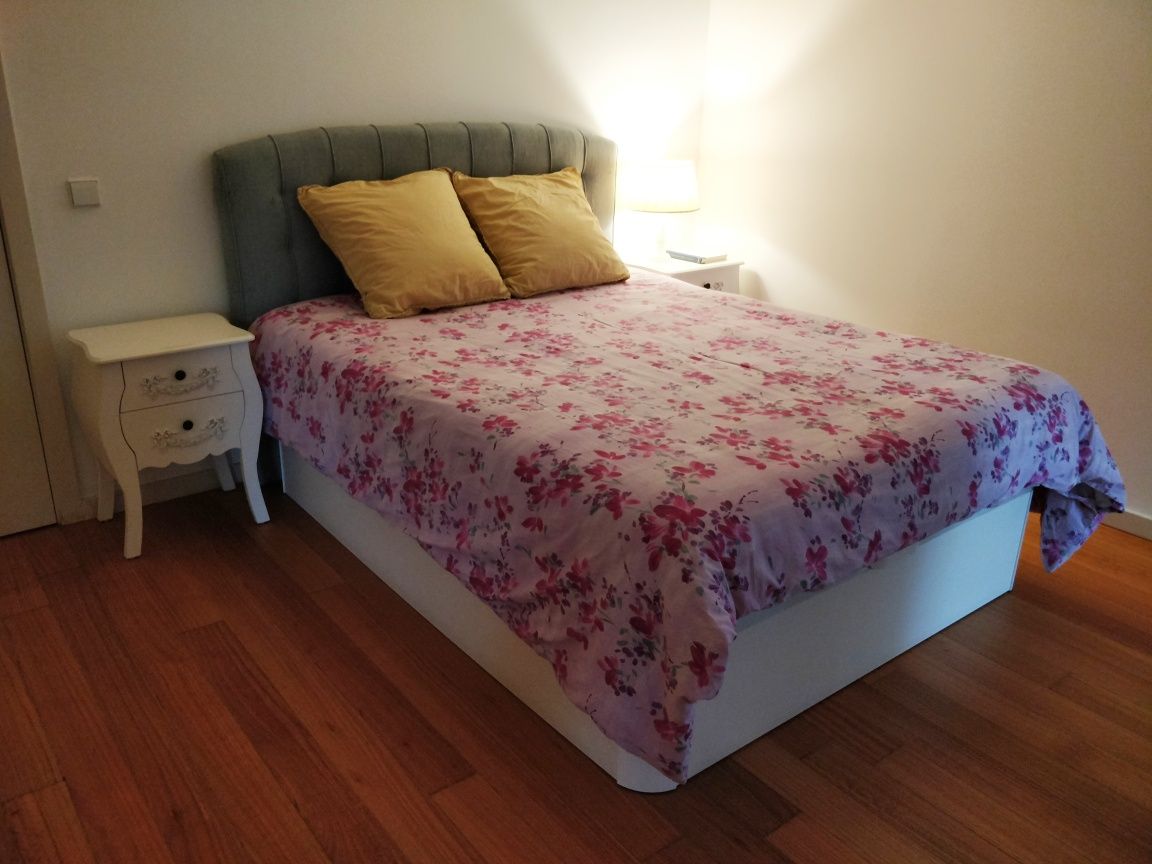 Cama de casal rebatível (150 x 190 cm)