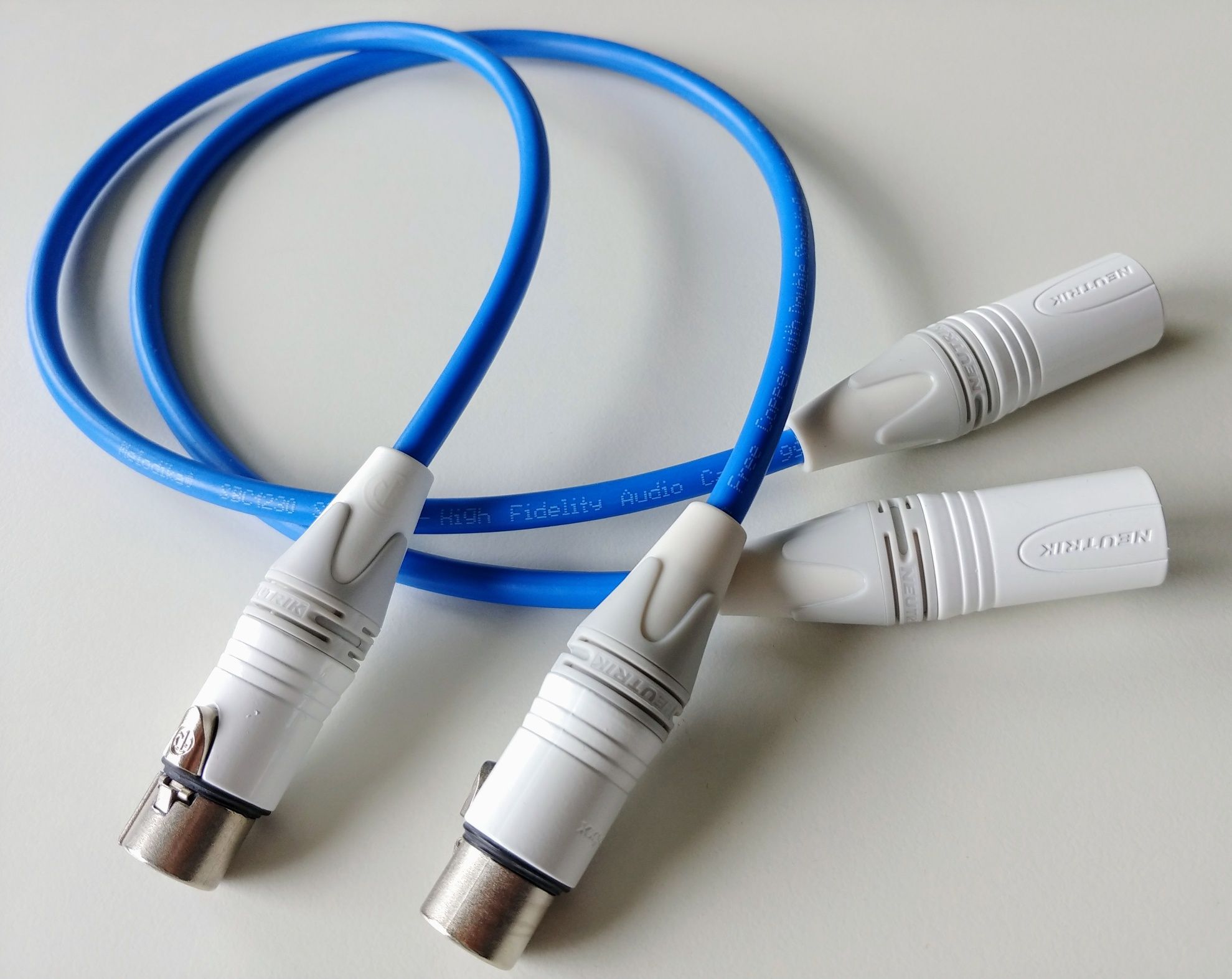 Melodika SBC1230 Sky Blue 2x XLR 0.5m Interkonekt