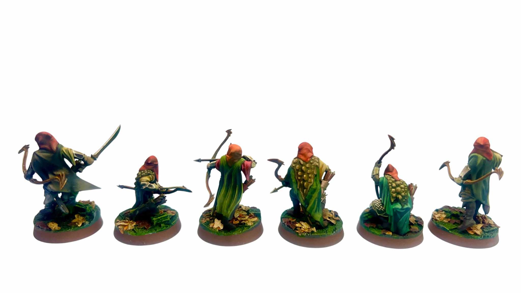 Shadow Warriors - pomalowana banda do Mordheim