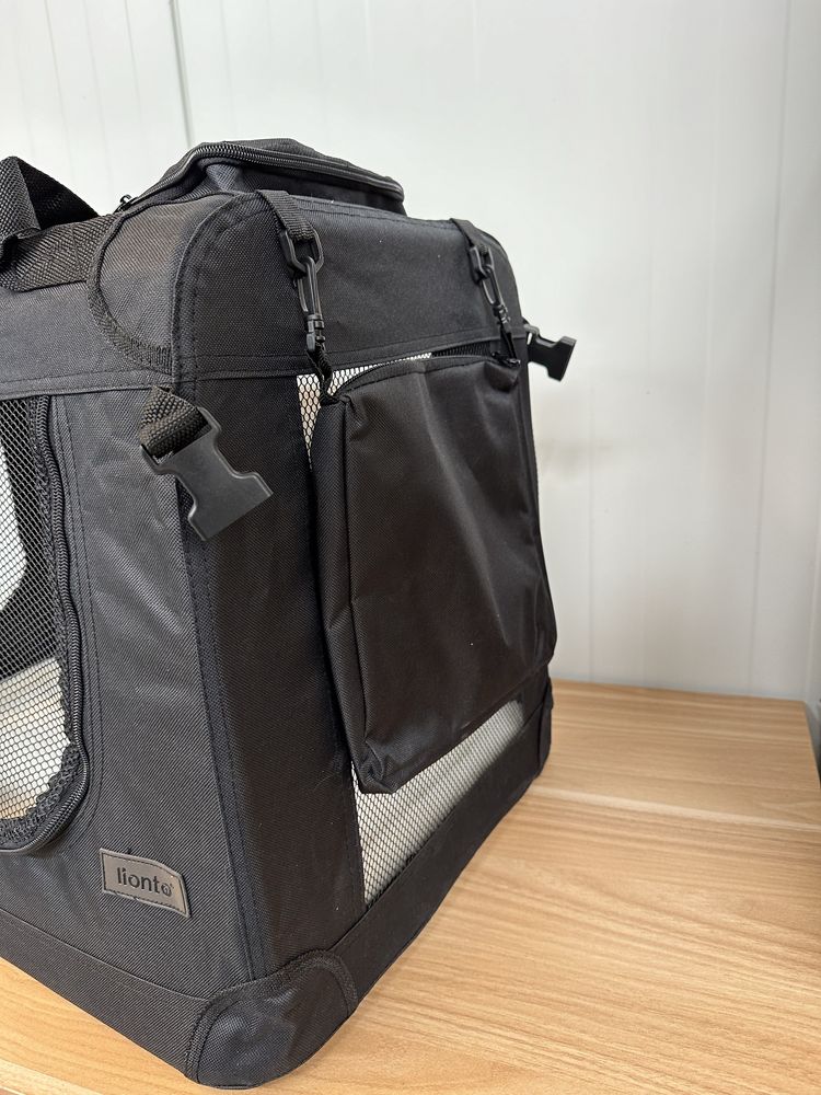 Lionto transporter dla zwierząt 60x44x42cm Torba transportowa M
