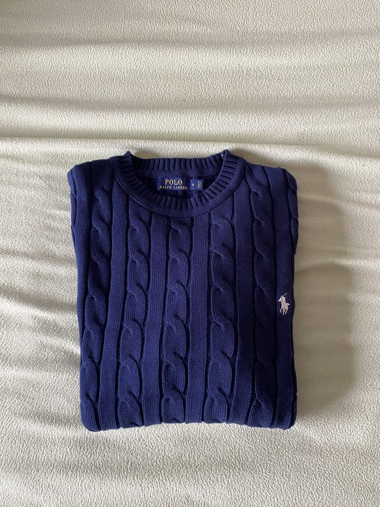 Ralph Lauren knitted  jumper/camisola azul