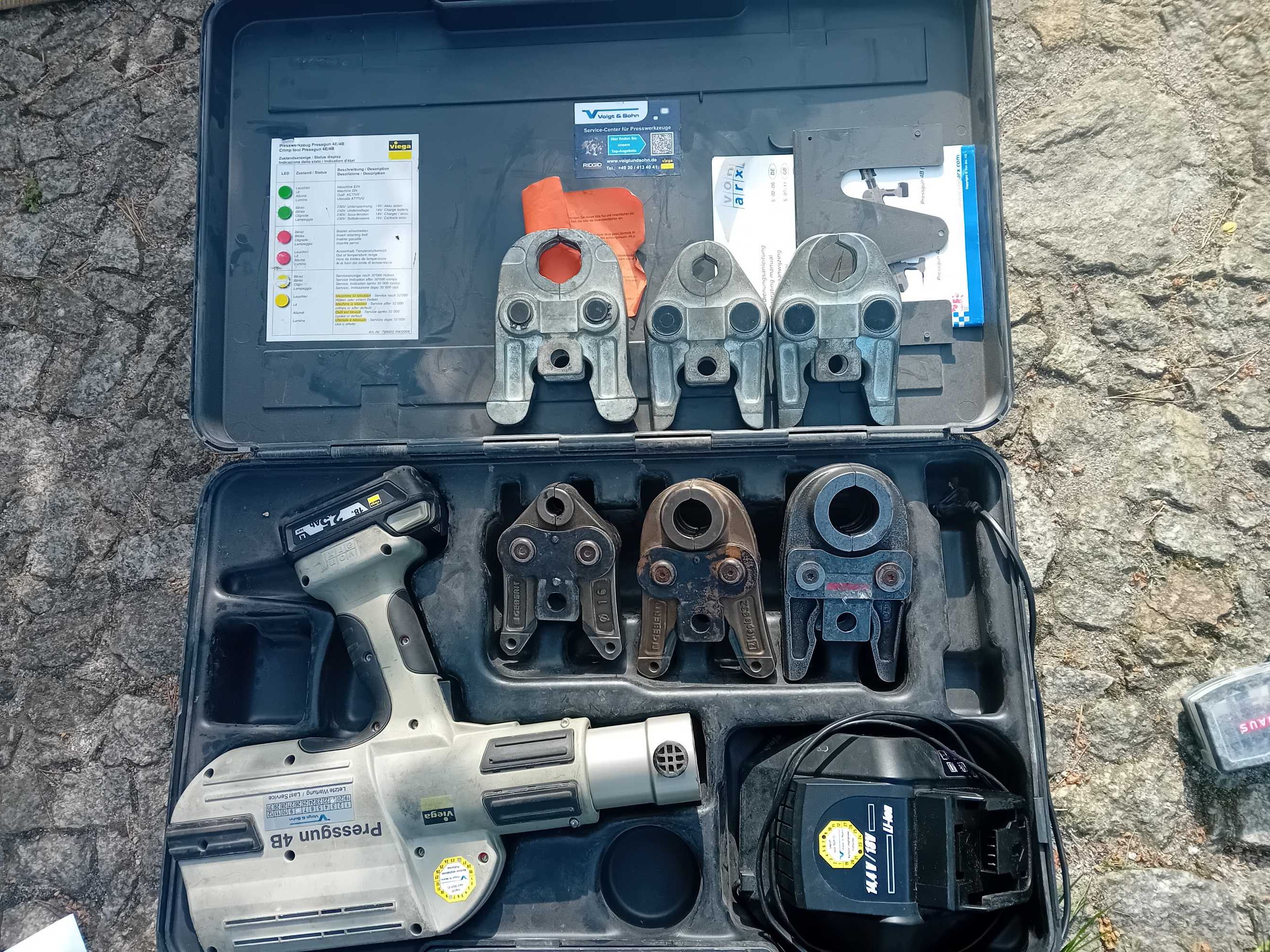 Zaciskarka Viega Pressung 4 B V18,V28 ,V 35,Geberit fi 32,fi 16,G 40
