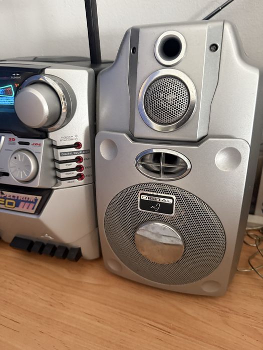 Aparelhagem Crown Radio, Cassete e CD