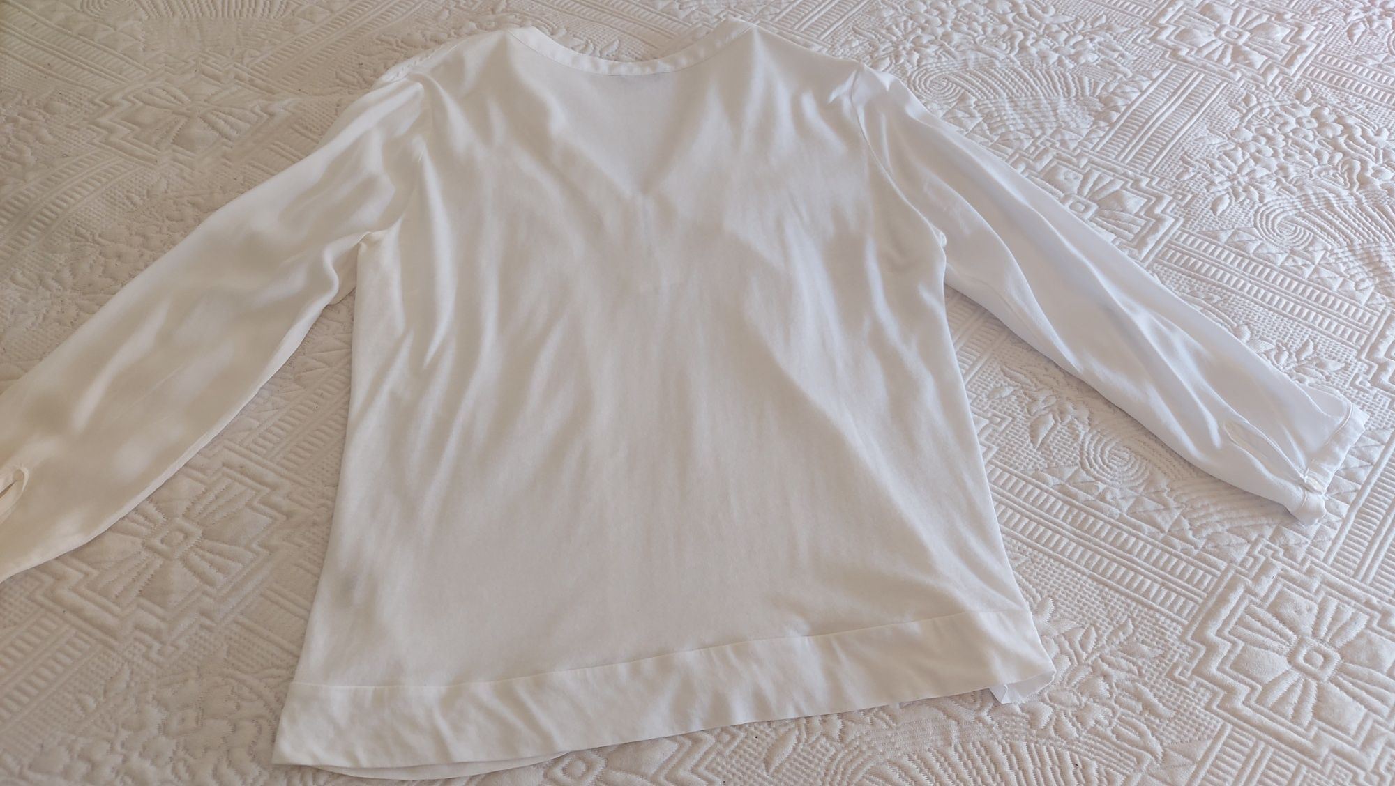 Blusa branca da Massimo Dutti