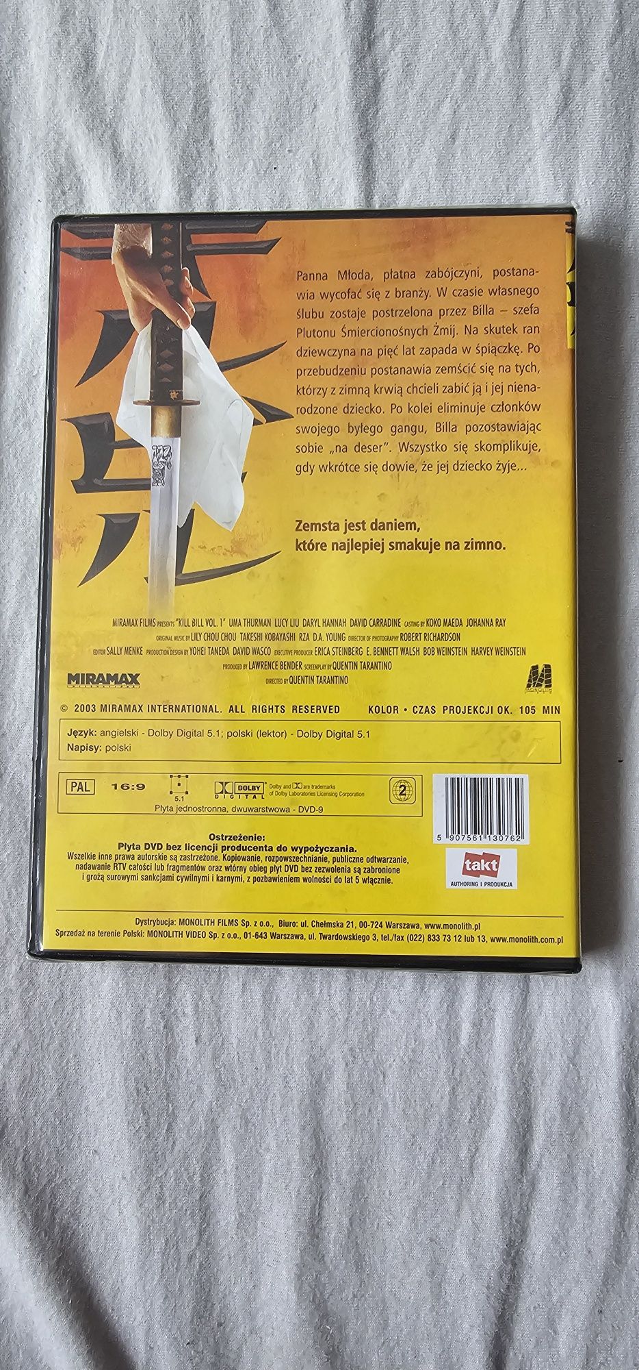 Film na DVD "Kill Bill"