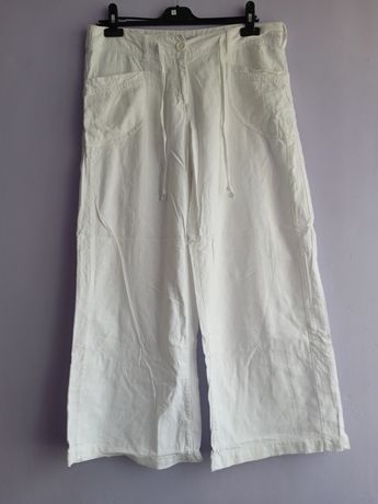 Białe spodnie 42