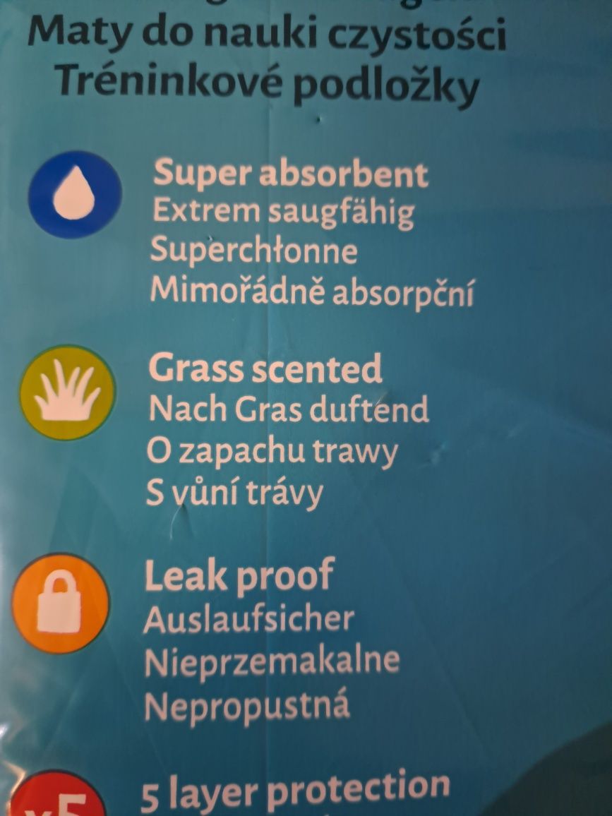Maty podkładowe dla szczeniąt 8in1 zapach trawy 30szt.