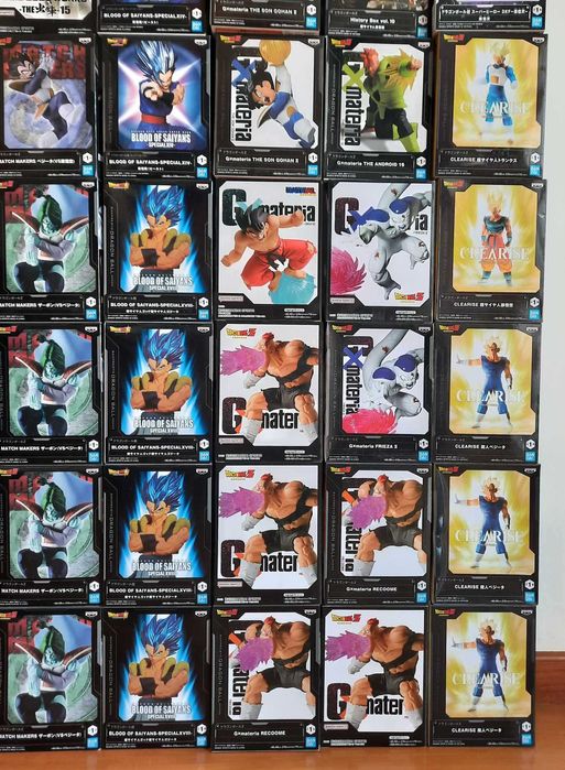 Várias figuras Dragon Ball Banpresto Bandai