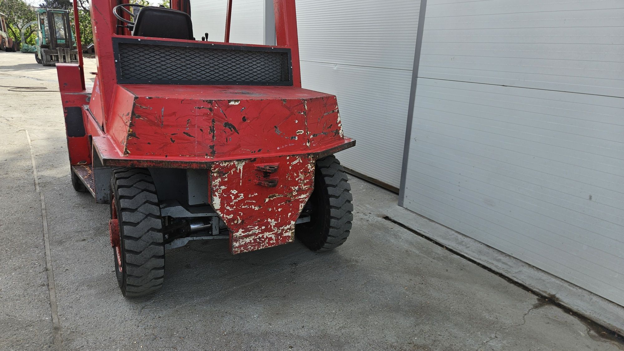 Wózek widłowy RMF S3000 widlak terenowy Deutz przesuw 4 sekcje