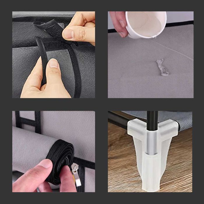 SZAFA NA BUTY składana regał tekstylny 9 półek 160x60x30 GWARANCJA!